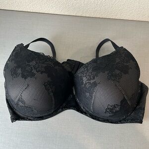 TORRID 44DD padded black lace bra underwire